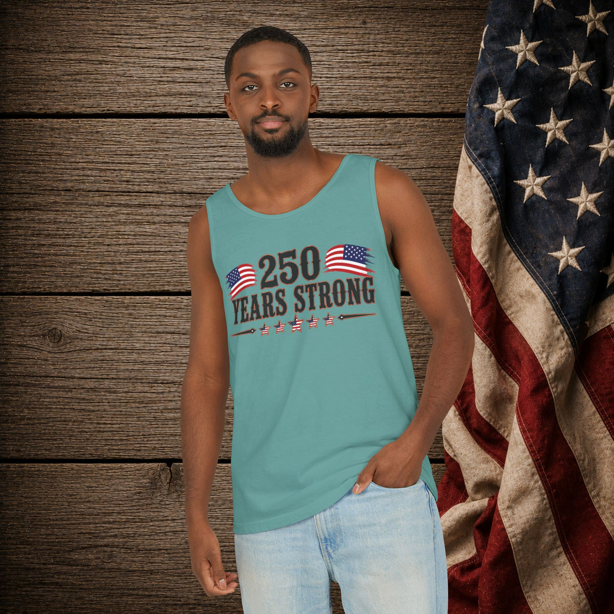 250 Years Strong   Adult Unisex Tank Top