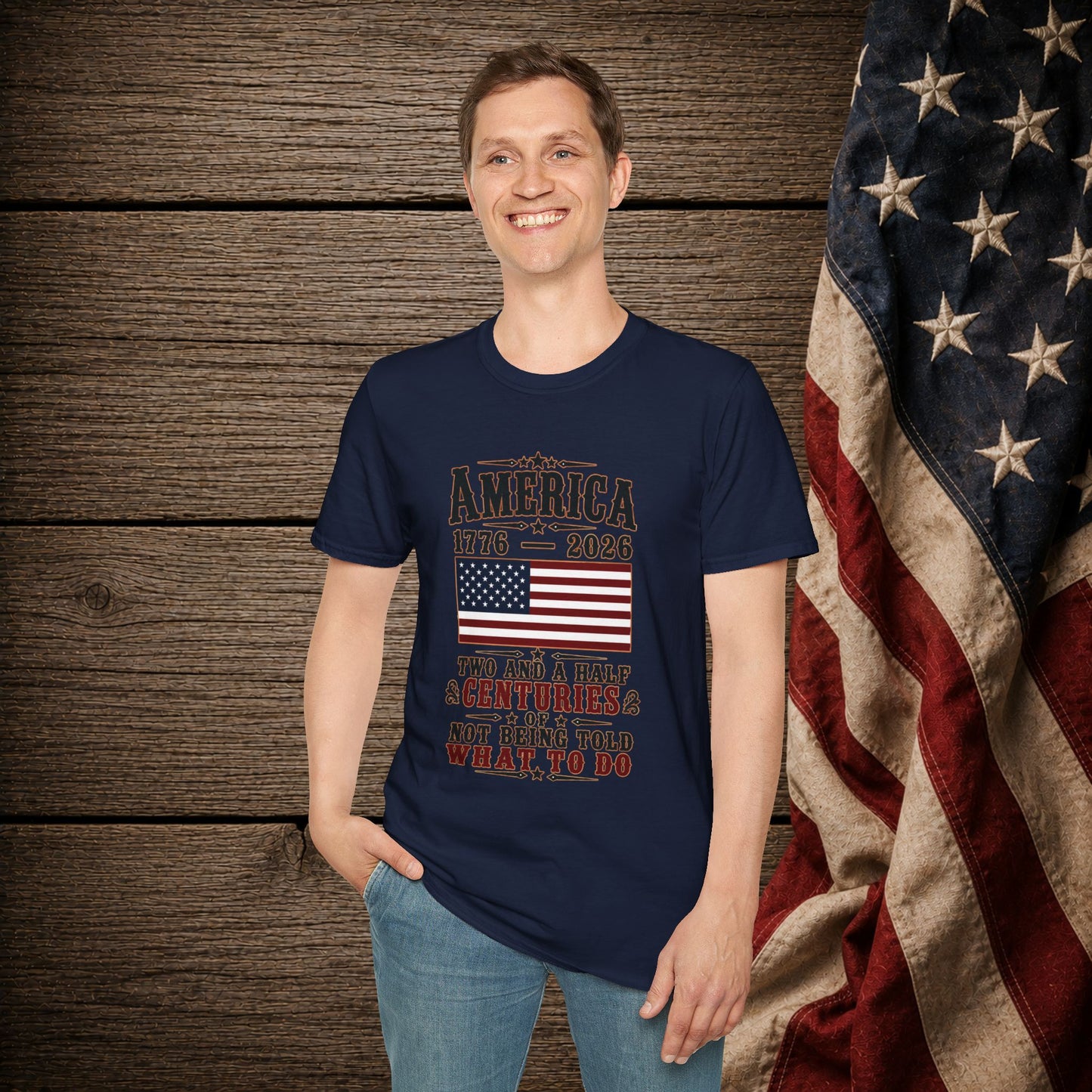 America 1776-2026  Adult Size T-Shirt