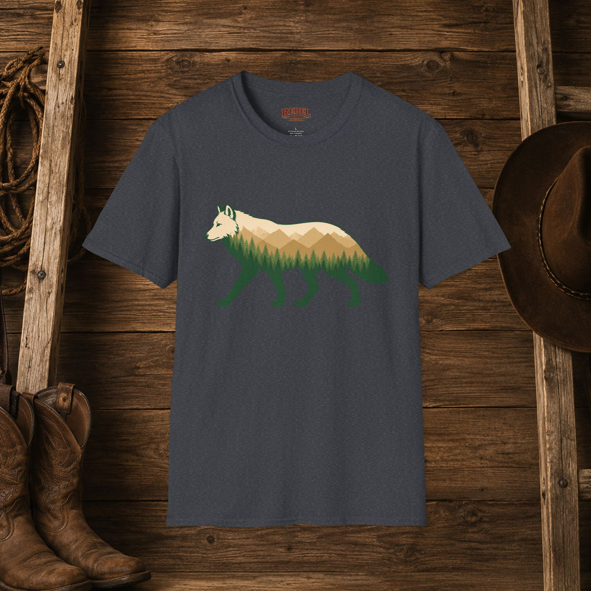 Wilderness Wolf  Adult Size T-Shirt