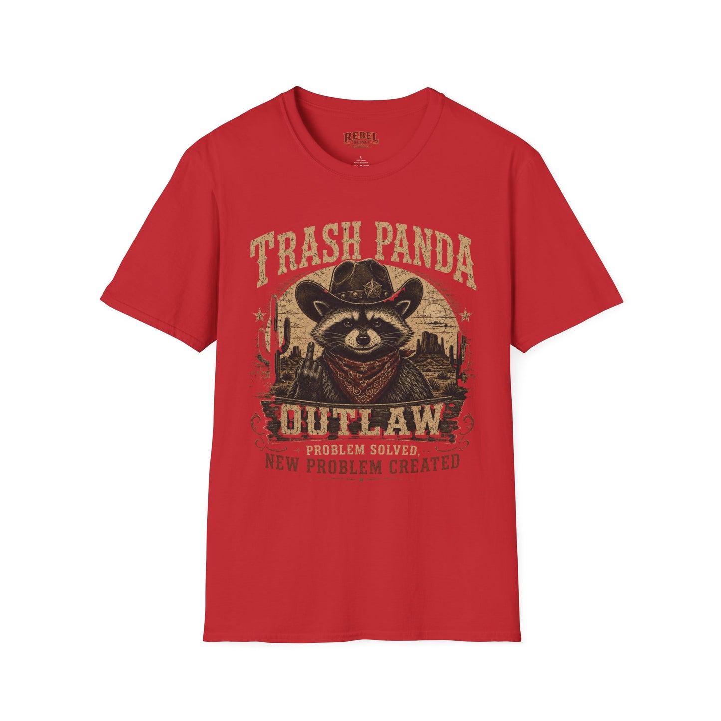 Trash Panda Outlaw (Offensive) Cowboy T-Shirt