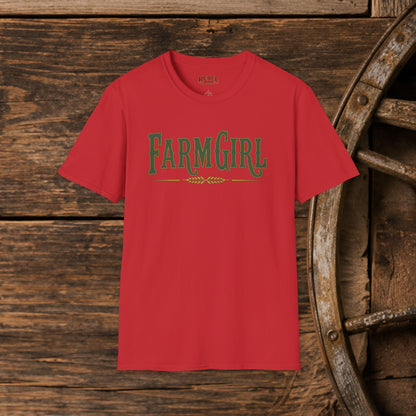 Farm Girl  Adult T-Shirt