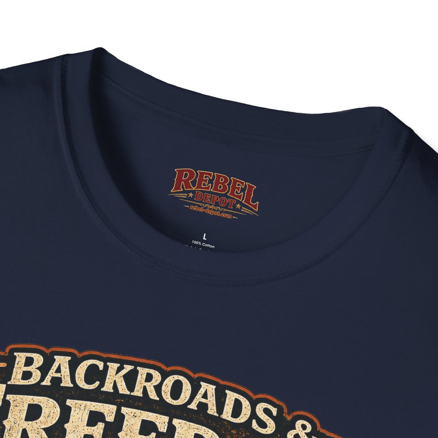 Backroads & Freedom  Adult Size T-Shirt