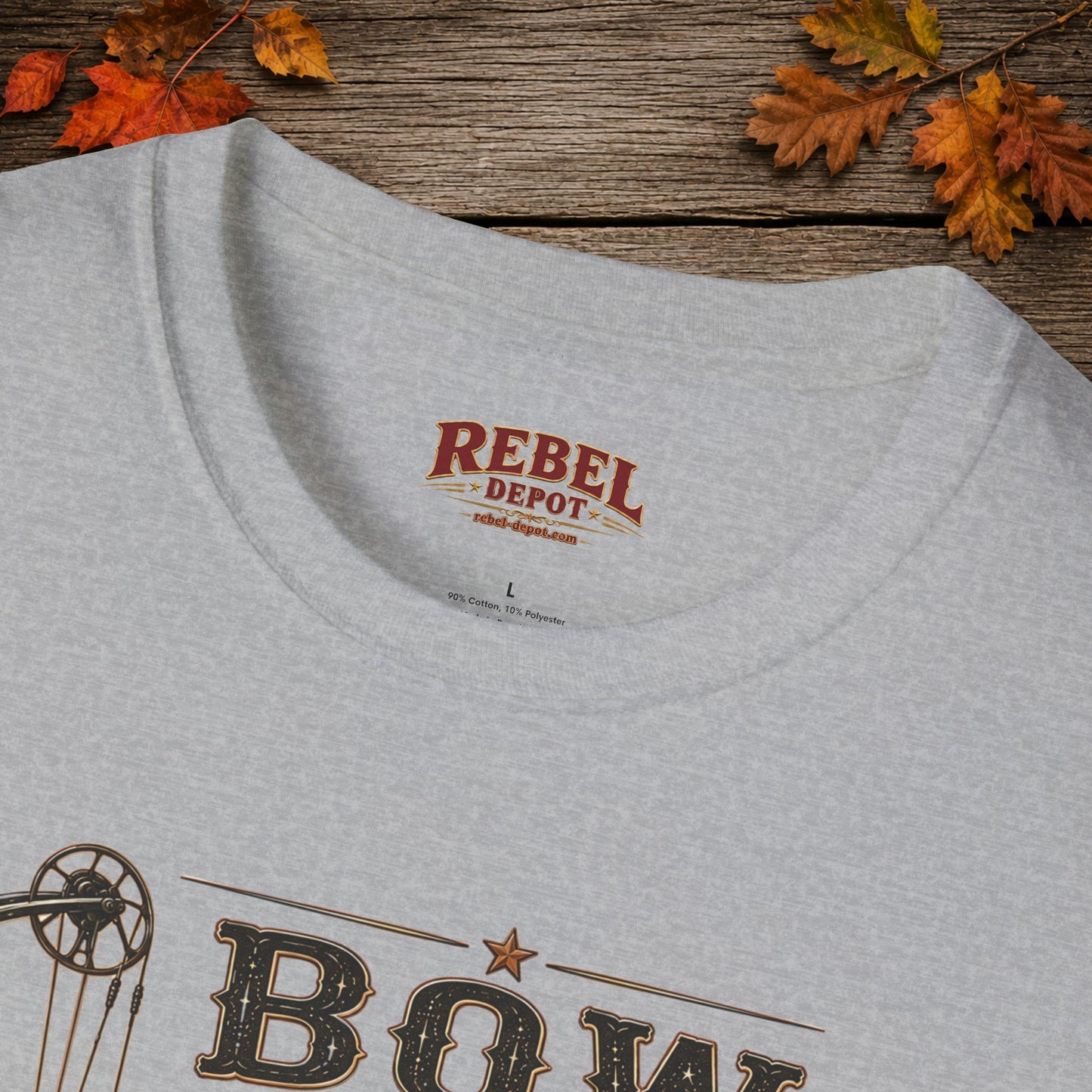Bow Boots Coffee  Adult Size T-Shirt