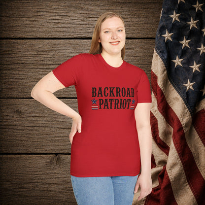 Backroad Patriot  Adult Size T-Shirt