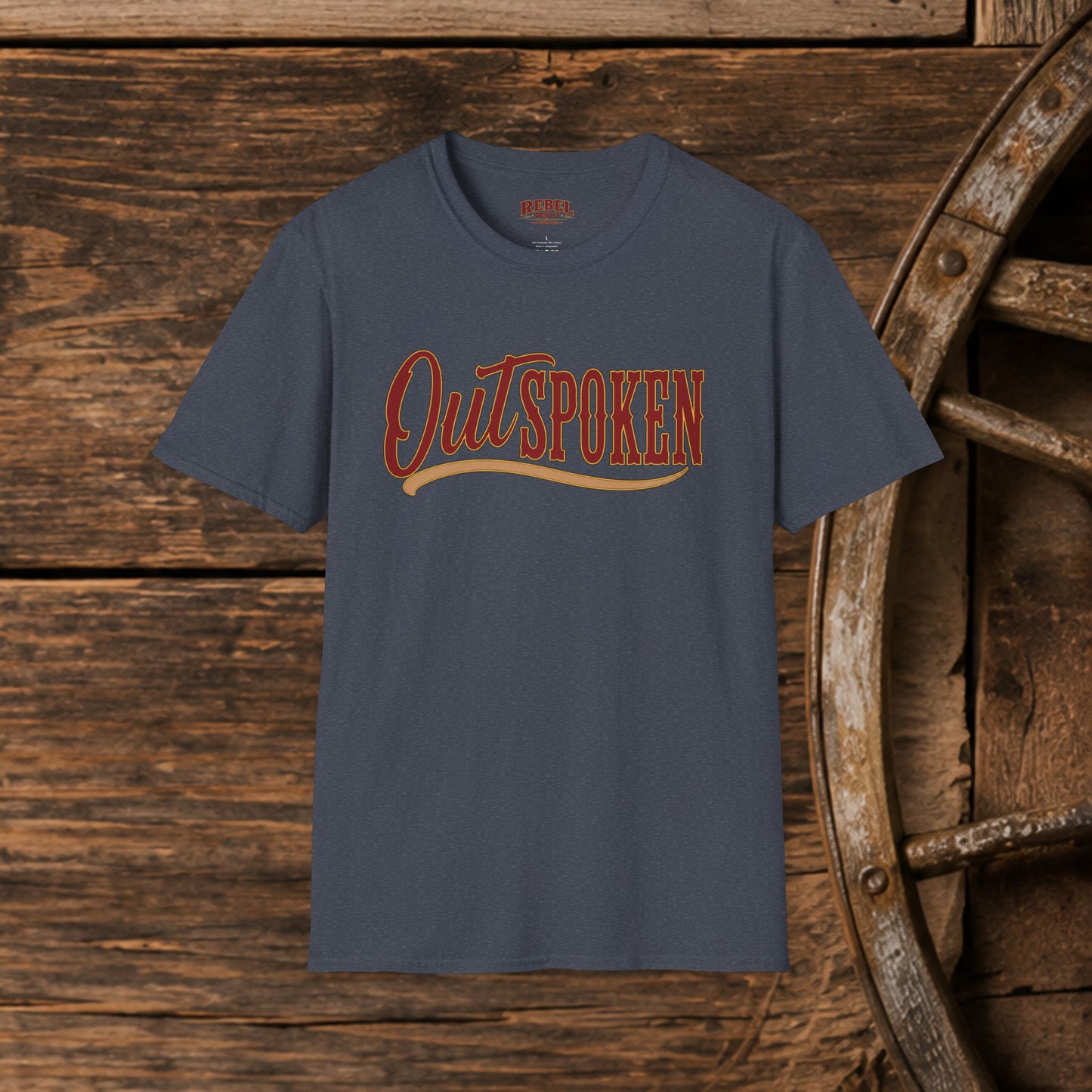 OutSpoken Cowgirl  Adult T-Shirt