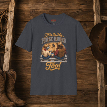 My First Rodeo Too   Adult Size T-Shirt