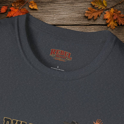 Bull Ran Out Of Time (Front)  Adult T-Shirt