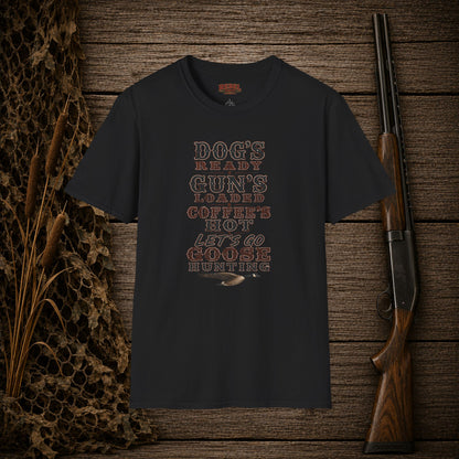 Dog Gun Goose  Adult Size T-Shirt
