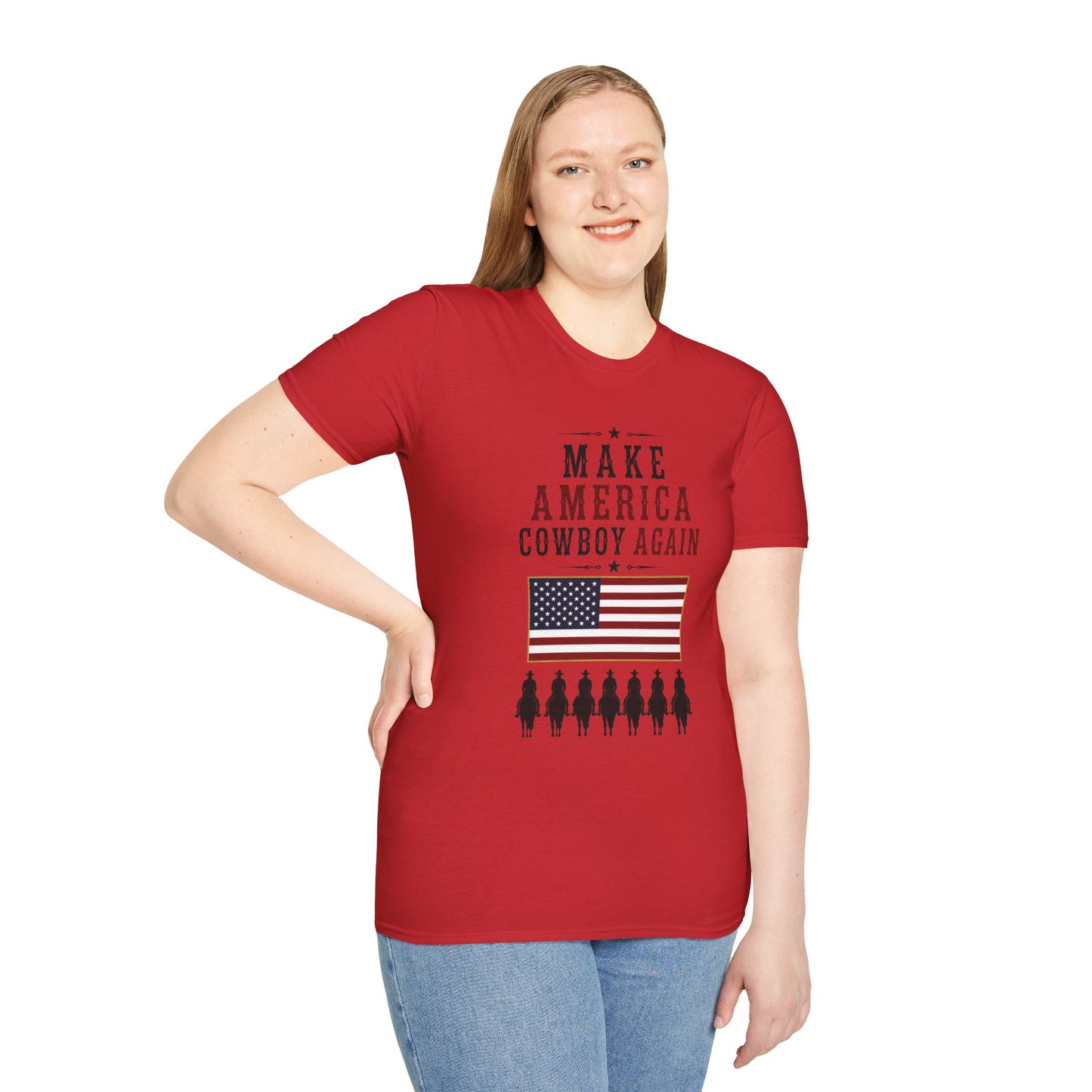 Make America Cowboy Again (Front) T-Shirt
