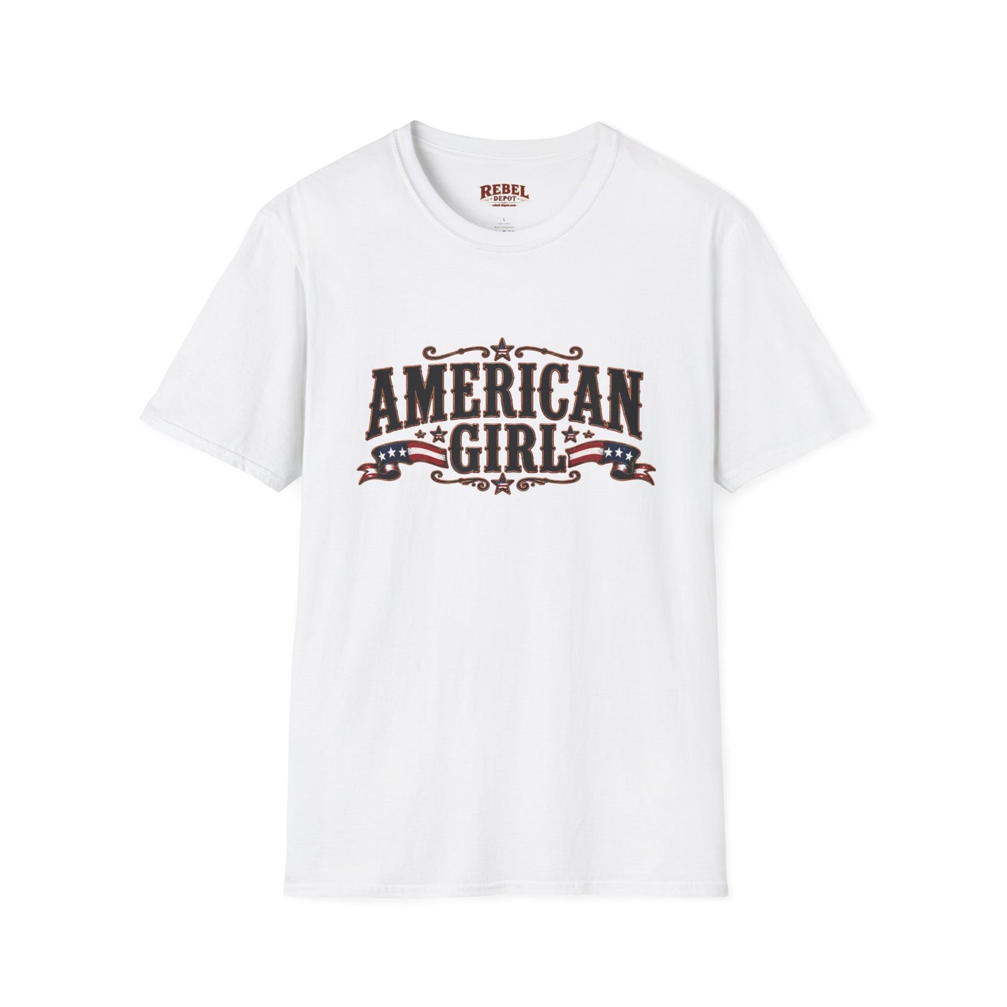 American Girl Patriot  Adult Size T-Shirt
