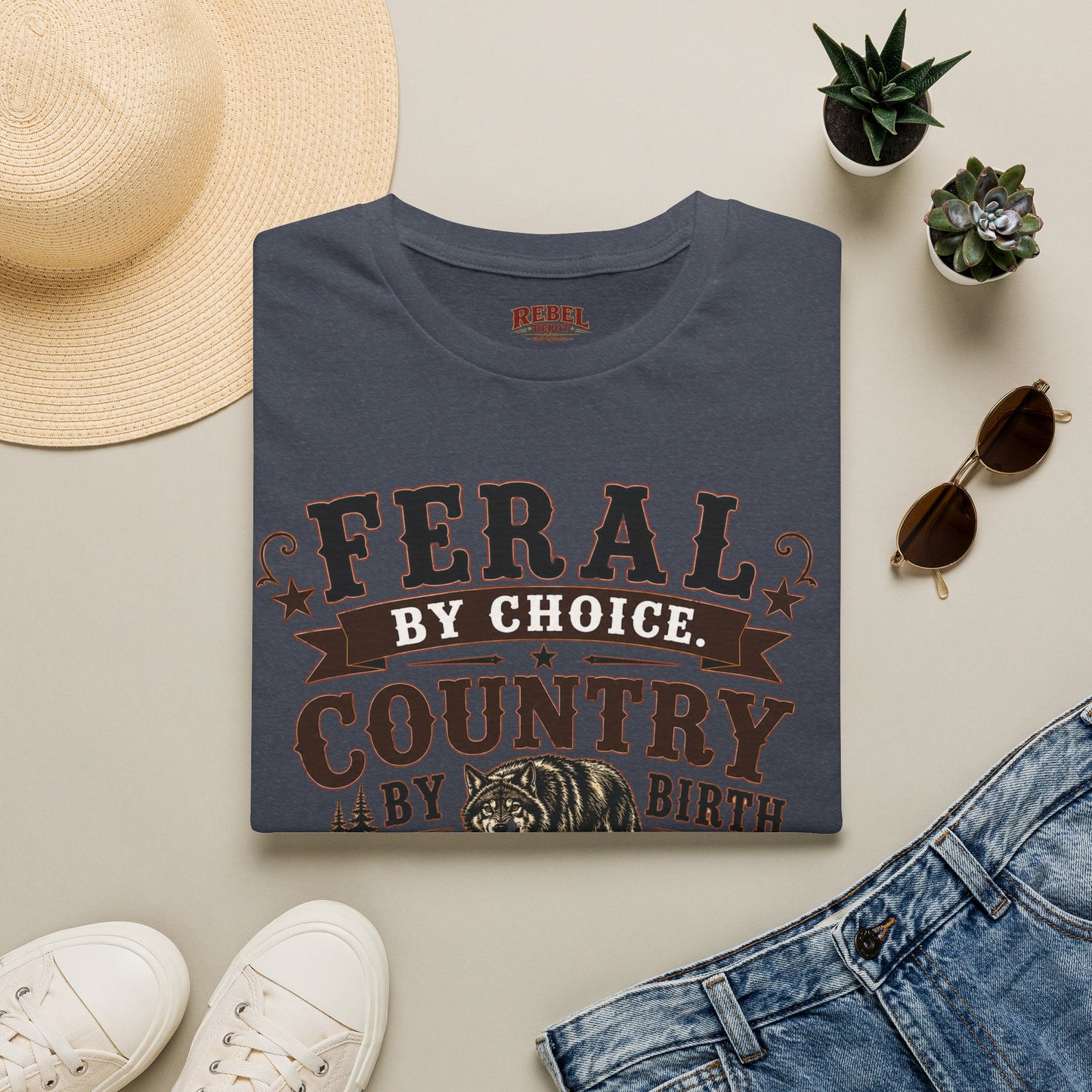 Feral By Choice  Adult Size T-Shirt