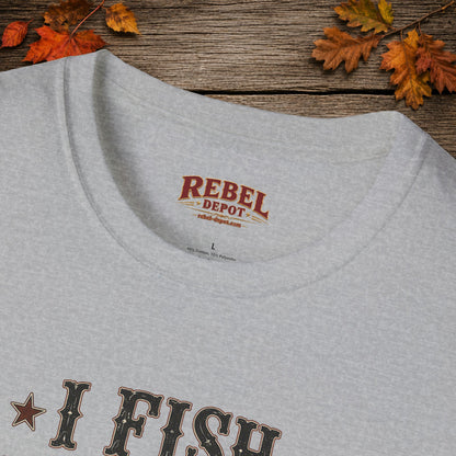 Fish Punching Frowned Upon  Adult Size T-Shirt