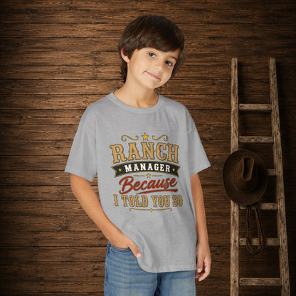 Ranch Manager Youth T-Shirt