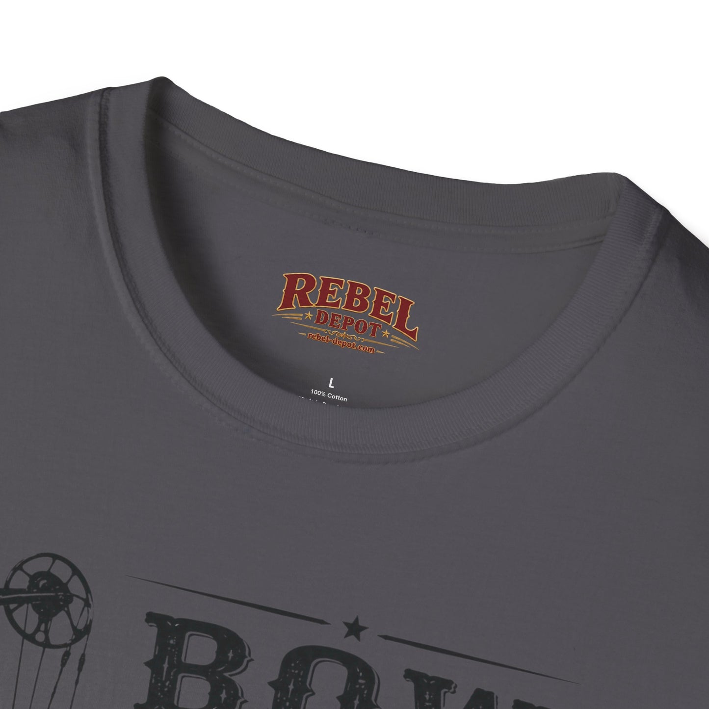 Bow Boots Coffee  Adult Size T-Shirt