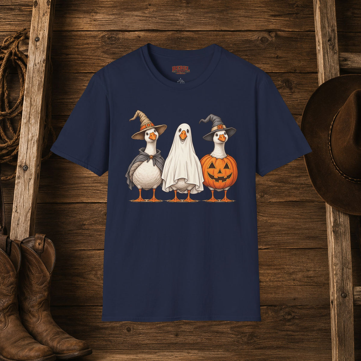 Spooky Geese   Adult Size T-Shirt