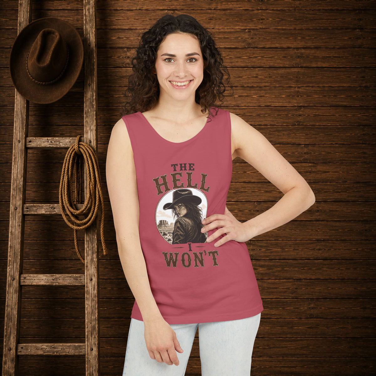 Hell I Won't   Adult Unisex Tank Top