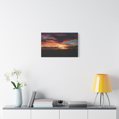 Country Sunset Matte Canvas Art