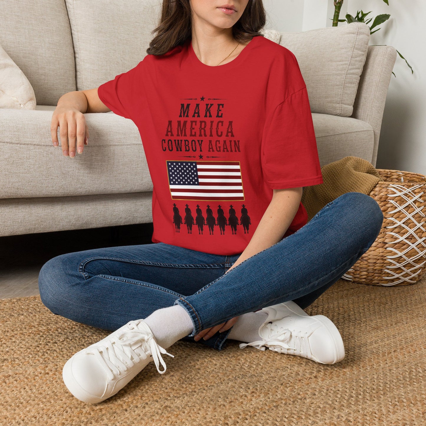 Make America Cowboy Again (Front) T-Shirt