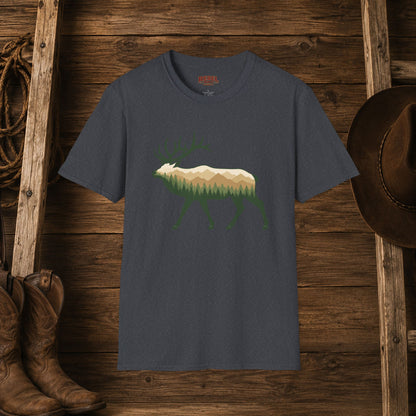 Wilderness Elk   Adult Size T-Shirt