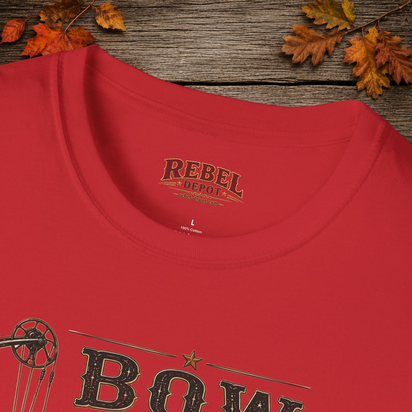 Bow Boots Coffee  Adult Size T-Shirt