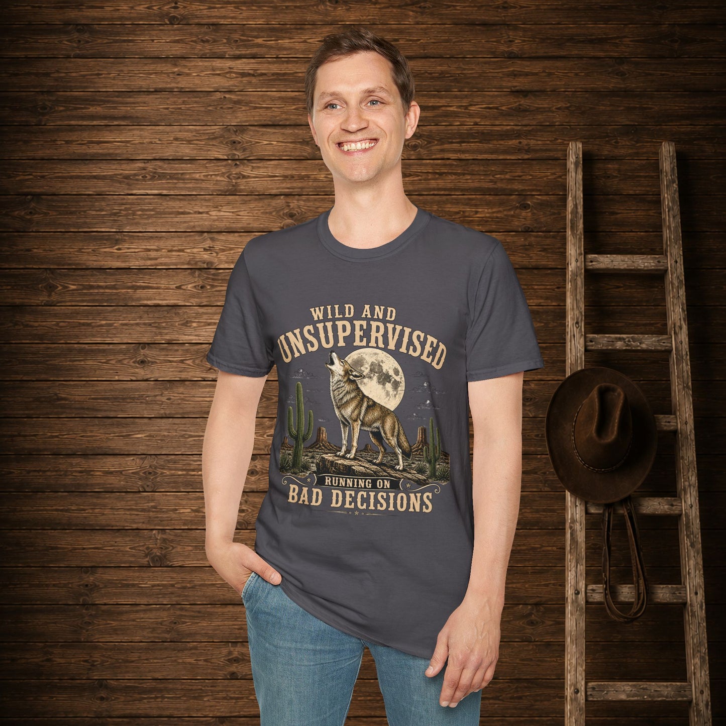 Wild and Unsupervised Cowboy T-Shirt