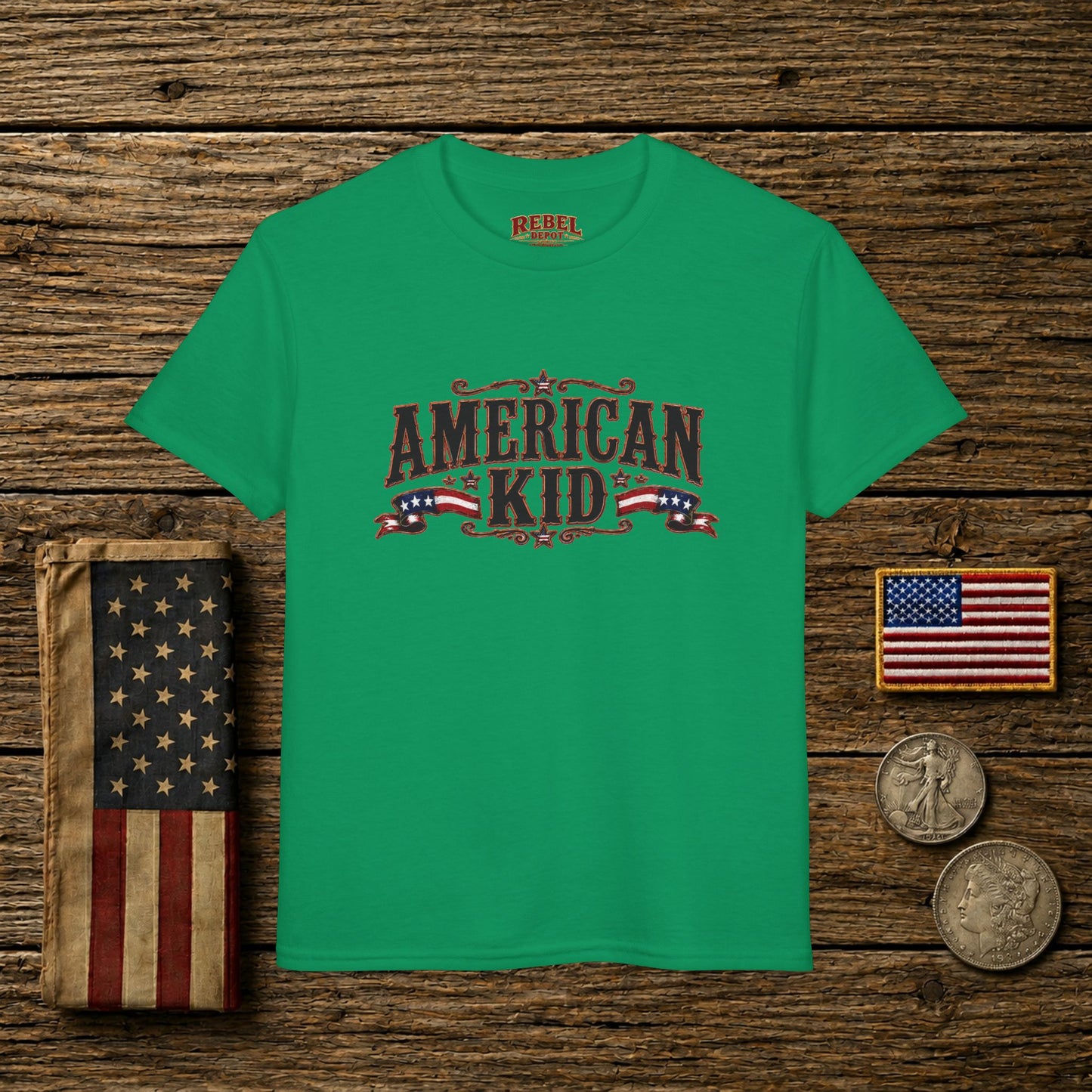 American Kid Patriot  Youth T-Shirt