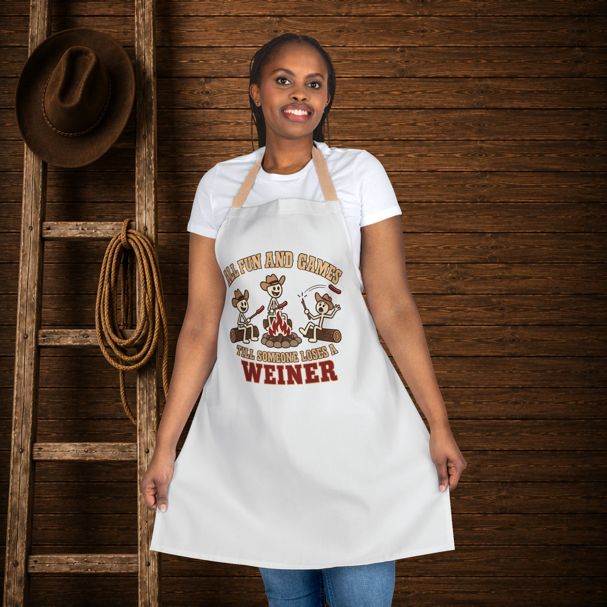 Fun and Games Till You Lose A Weiner  Apron