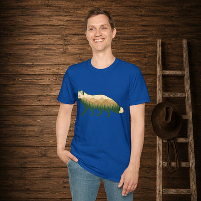 Wilderness Fox   Adult Size T-Shirt