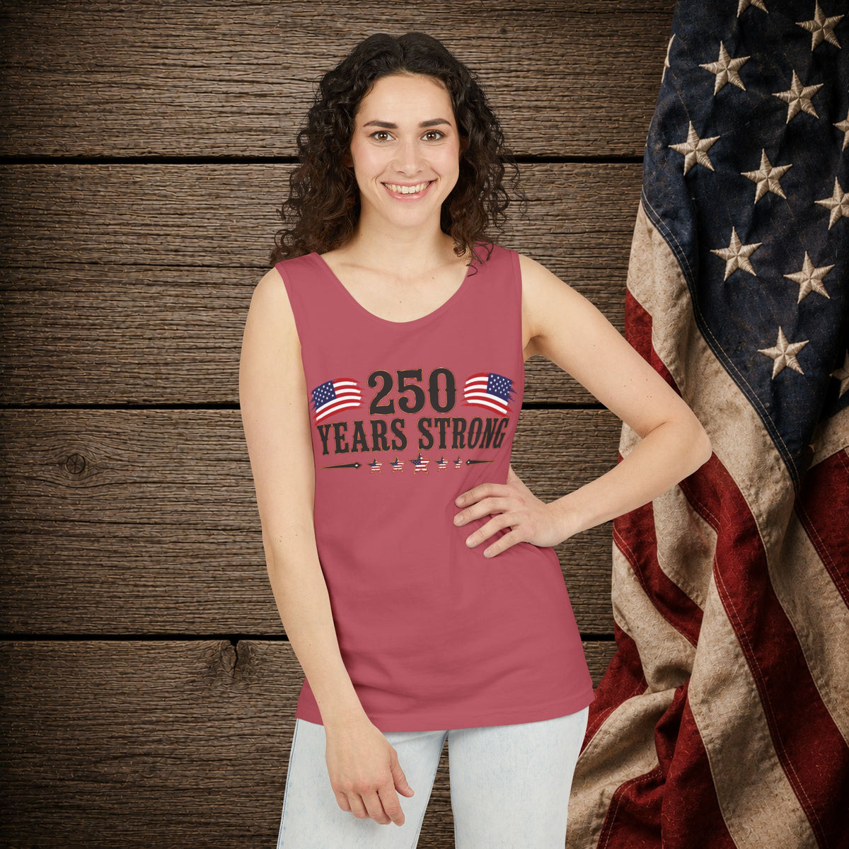 250 Years Strong   Adult Unisex Tank Top