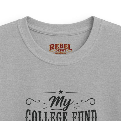 My College Fund   Kids size T-Shirts