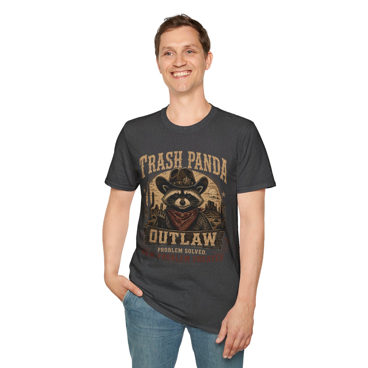 Trash Panda Outlaw (Offensive) Cowboy T-Shirt