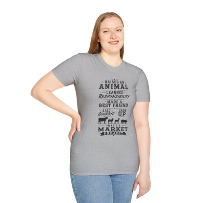 Market Project. Grew Up.   Adult Size T-Shirt