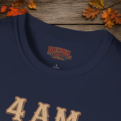 4am Deer Season  Adult Size T-Shirt