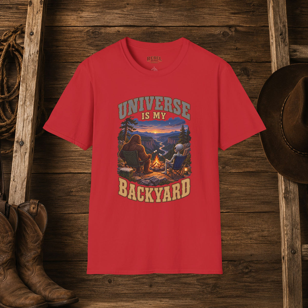 Universe Is My Backyard   Adult Size T-Shirt