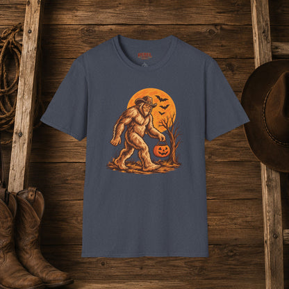 Halloween Squatch   Adult Size T-Shirt