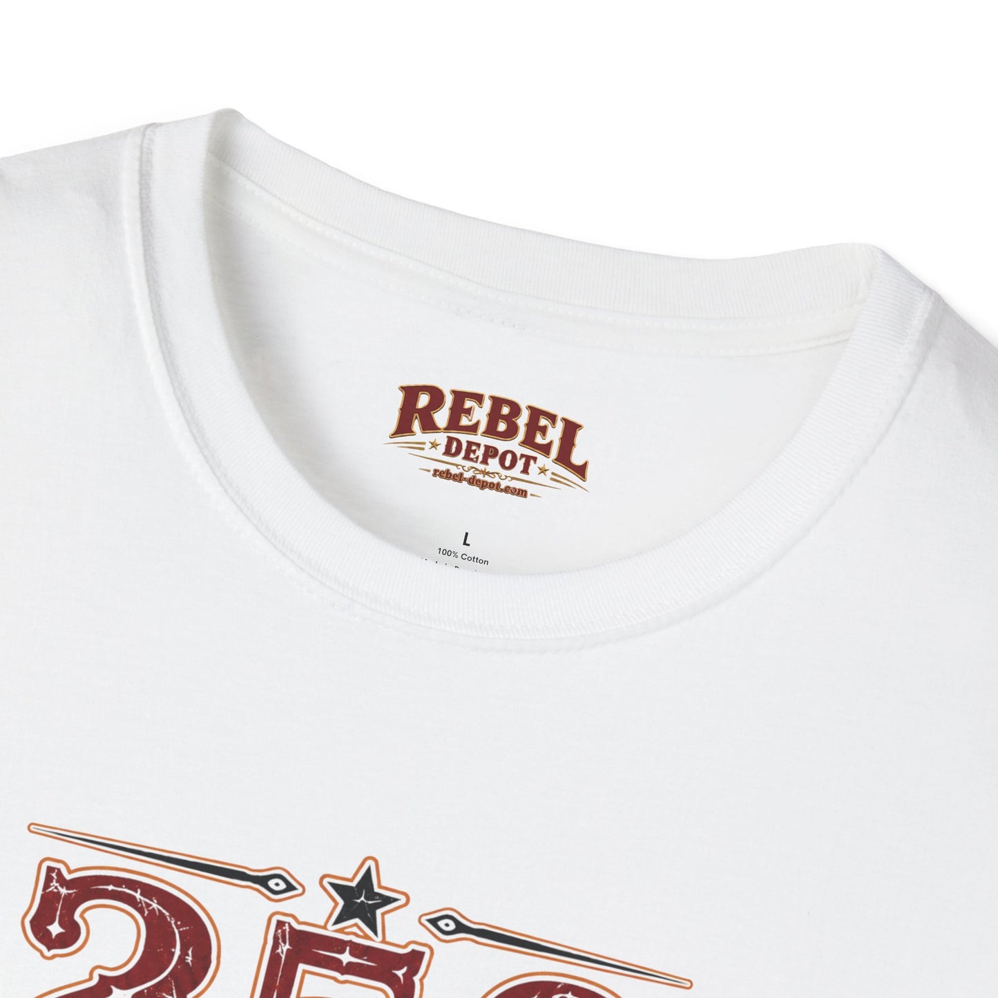 250 Years Free  Adult Size T-Shirt