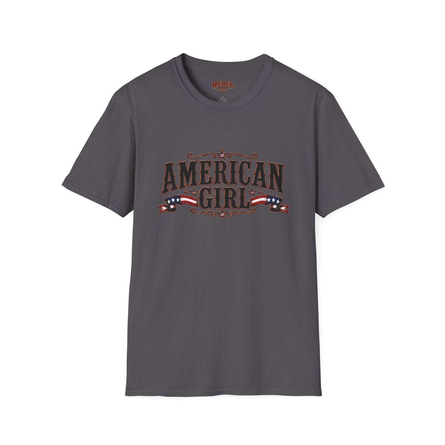 American Girl Patriot  Adult Size T-Shirt