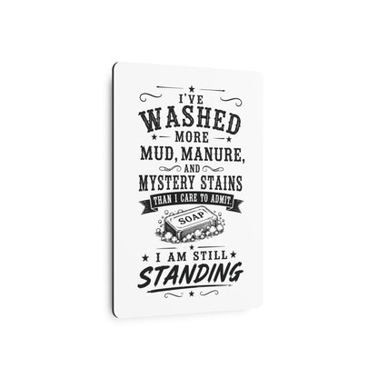 I've Washed  Metal Art Sign