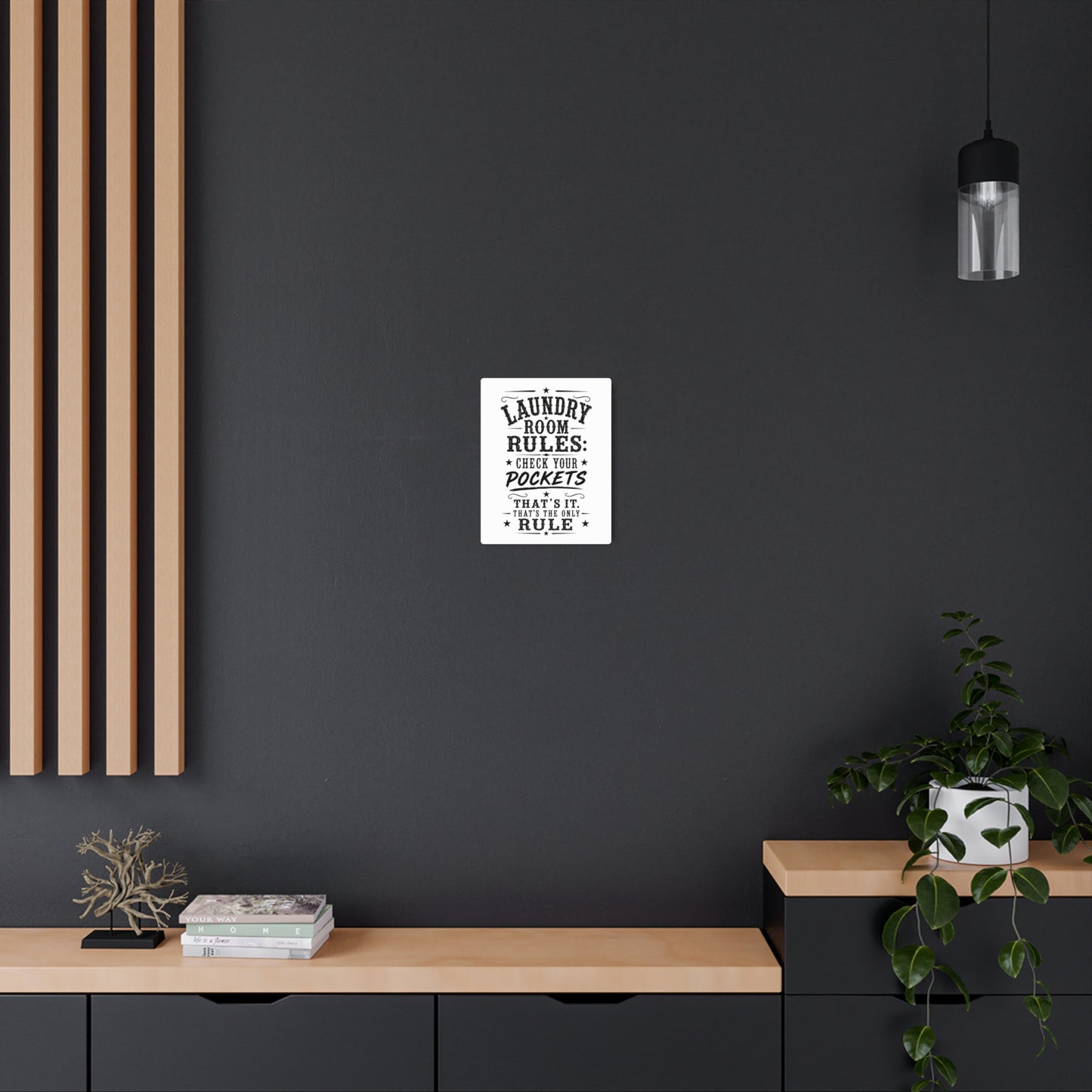 Laundry Room Rules  Metal Art Sign