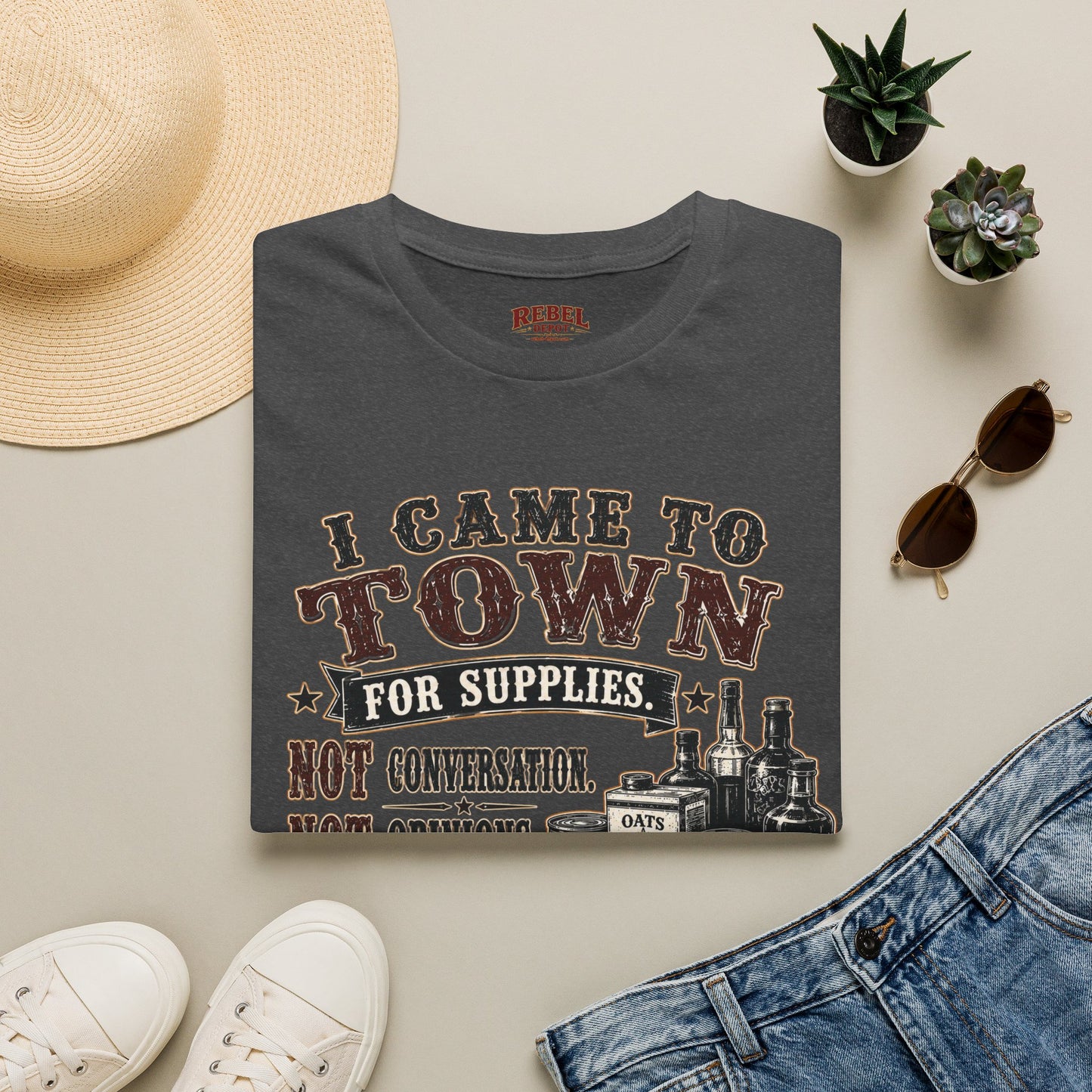 Came To Town for Supply's  Adult Size T-Shirt