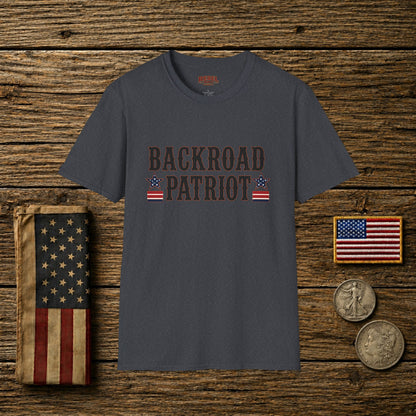 Backroad Patriot  Adult Size T-Shirt