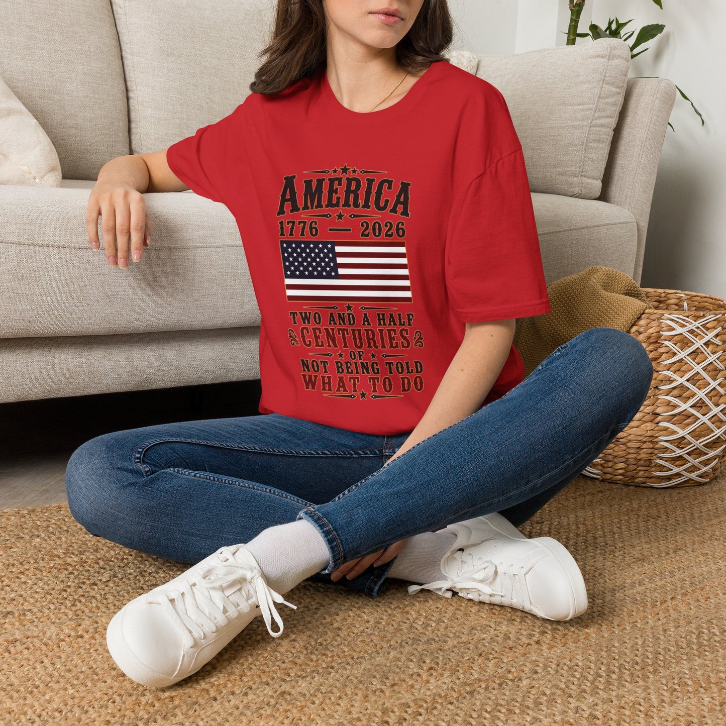 America 1776-2026  Adult Size T-Shirt