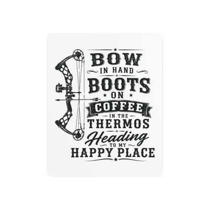 Bow Boots Coffee  Metal Art Sign