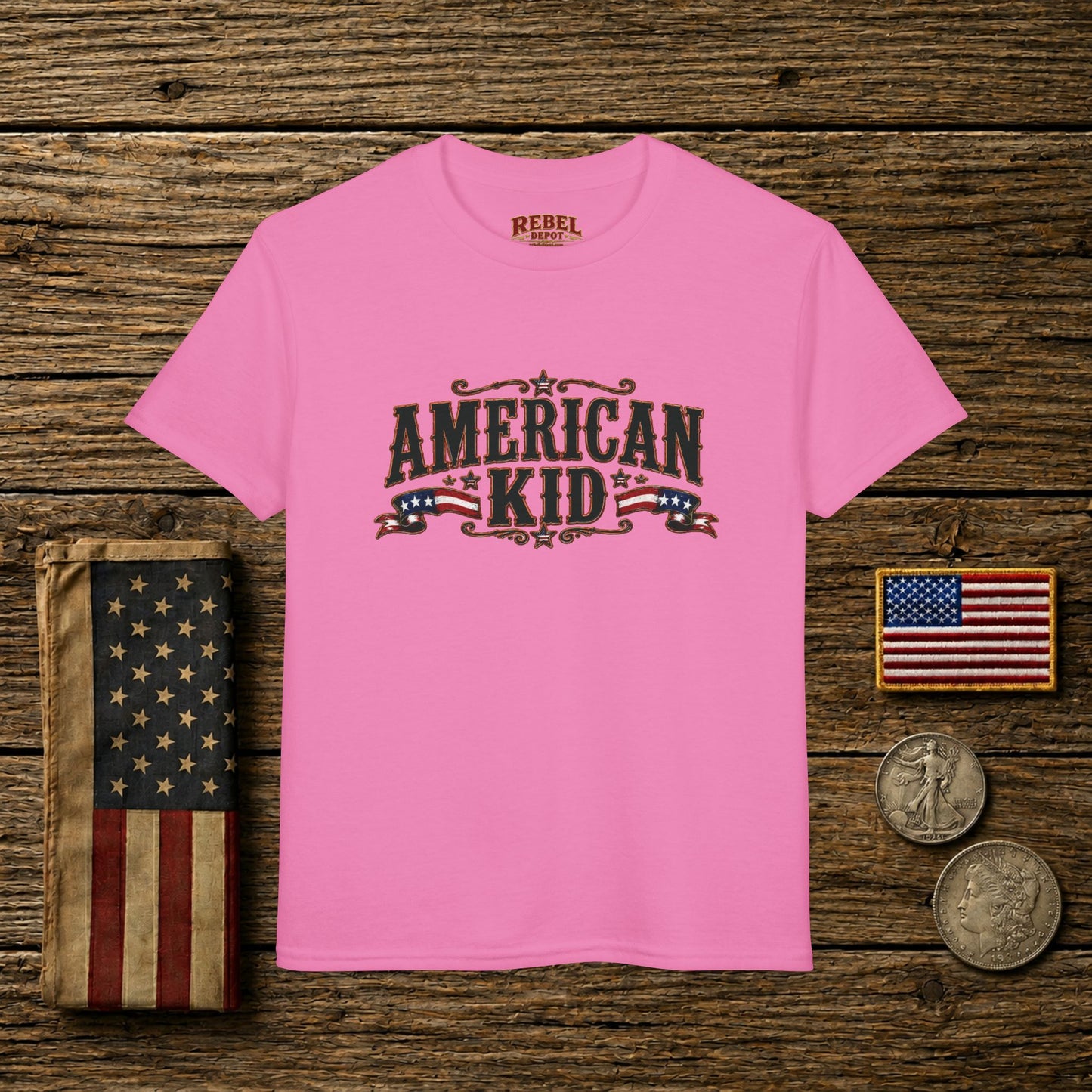 American Kid Patriot  Youth T-Shirt