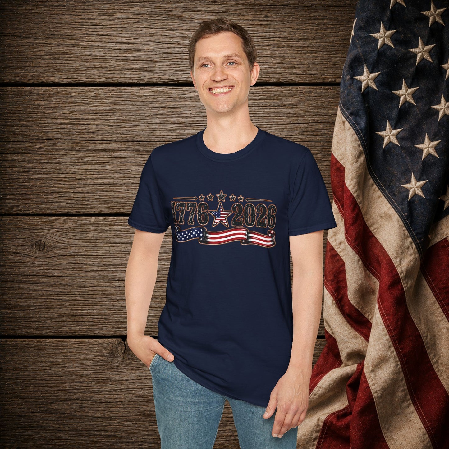 1776 - 2026 Patriot  Adult Size T-Shirt