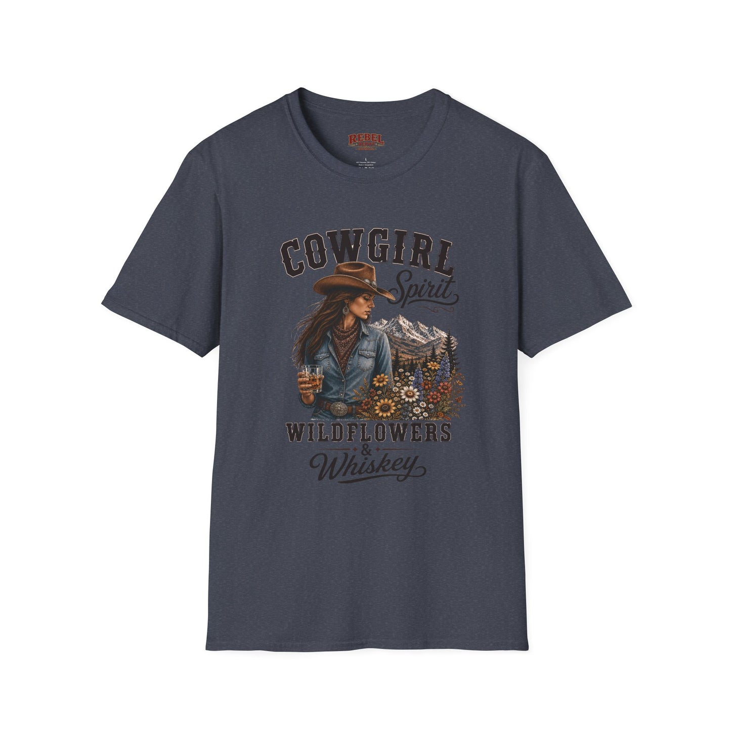 Cowgirl Spirit   Adult Size T-Shirt