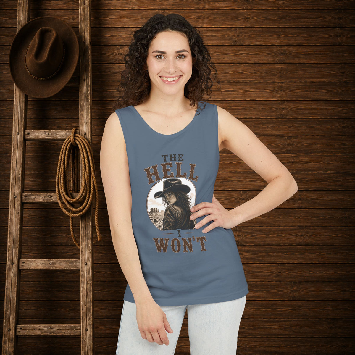 Hell I Won't   Adult Unisex Tank Top