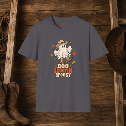 Boo Scootin Spooky   Adult Size T-Shirt