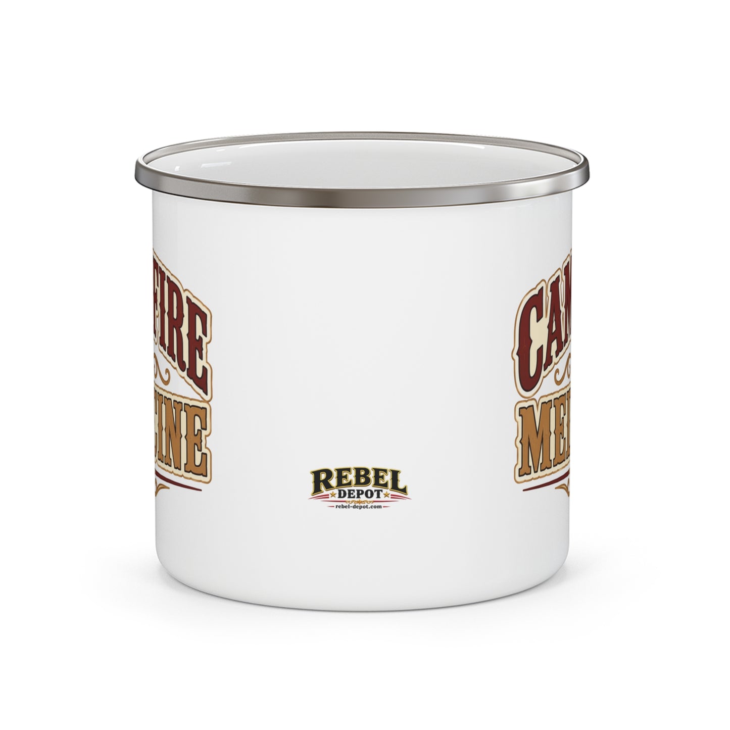 Campfire Medicine   Enamel Camping Mug