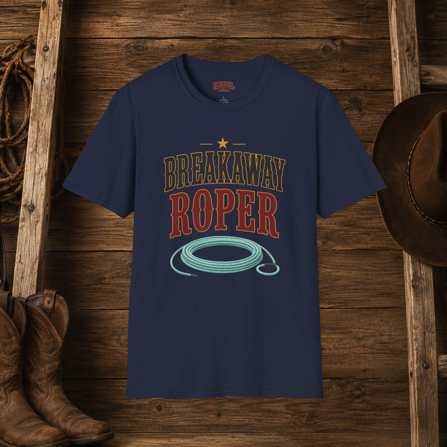 Breakaway Roper  Adult T-Shirt